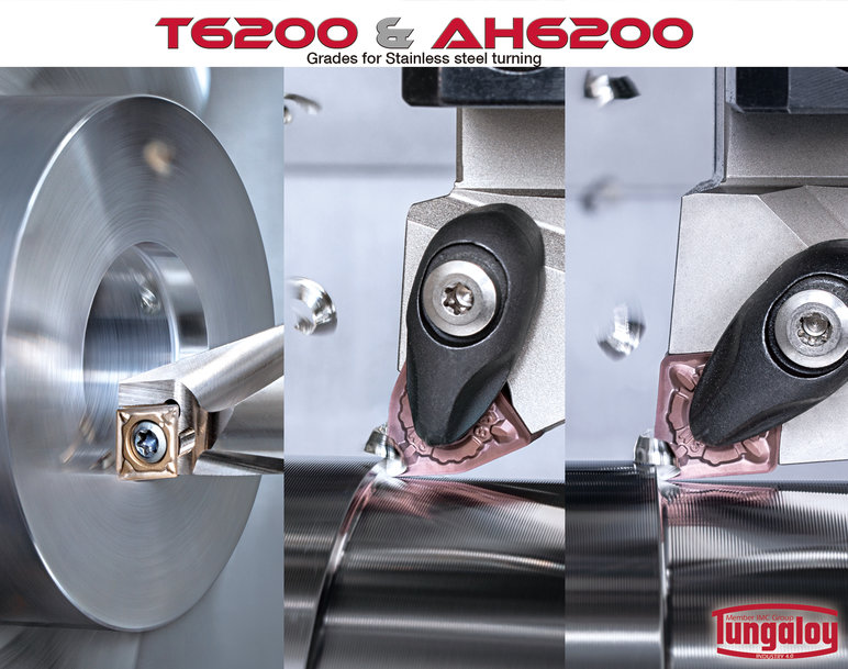 MAJOR EXPANSION TO TUNGALOY’S LATEST TURNING INSERT GRADE SERIES FOR STAINLESS STEEL